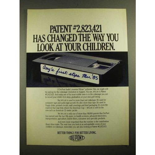 1987 Du Pont Mylar polyester film Ad - Changed The Way You Look at Children