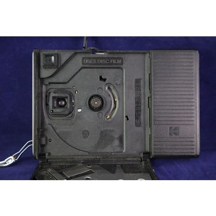 Vintage Kodak Disc 4000 Silver Film Camera With Metal Strap & NOS Film