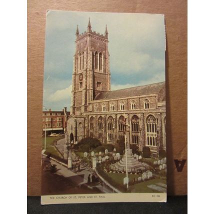 CHURCH OF ST. PETER & ST. PAUL, CROMER, NORFOLK. used postcard. 1964 pm =