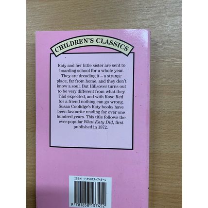 1995 SUSAN M COOLIDGE "WHAT KATY DID AT SCHOOL" FICTION PAPERBACK BOOK (P2)