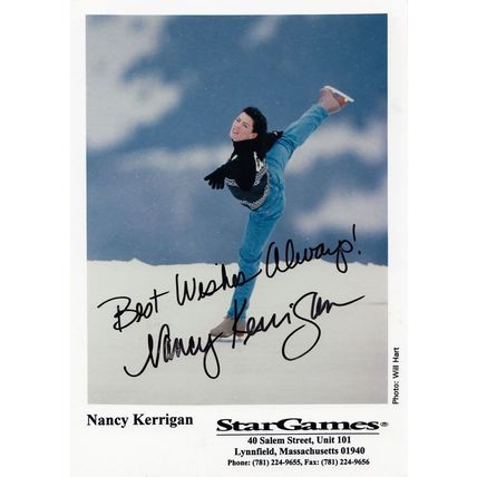 Nancy Kerrigan Management Company Hand Signed Photo