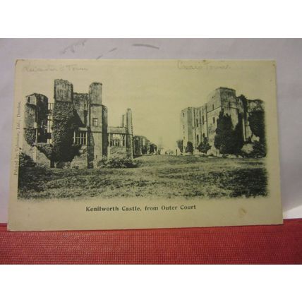 KENILWORTH CASTLE, WARWICKSHIRE unused antique postcard by Valentine (a) =