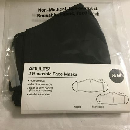 New 2 Adult S/M & 2 One Size Kids Reusable Masks