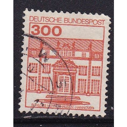 GERMANY 1977 CASTLES 300pf USED SG1812d