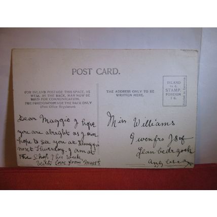ROYAL AVENUE, BELFAST, LOUGH, Co. Antrim, N. IRELAND used antique postcard =