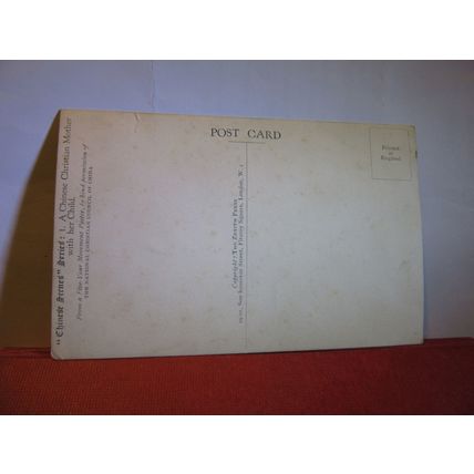 CHINESE CHRISTIAN MOTHER AND CHILD unused postcard CHRISTIAN CHURCH OF CHINA #