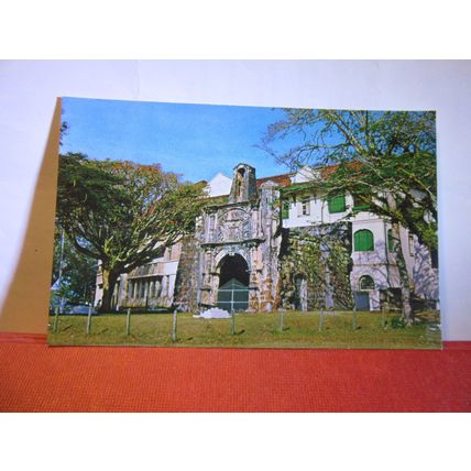 AN ANCIENT FORT, MALACCA, MALAYSIA unused postcard =