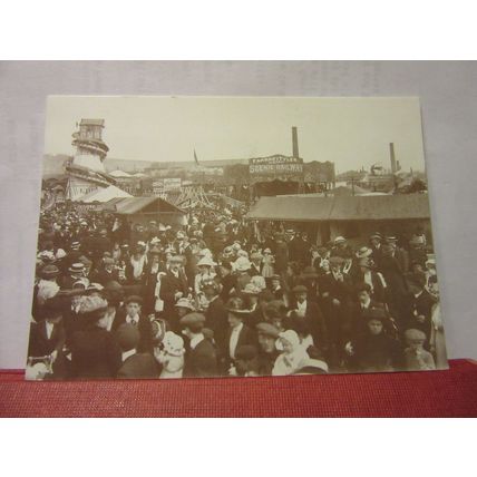 FUN OF THE FAIR, DEWSBURY FEAST, Yorkshire KIRKLEES museum postcard =