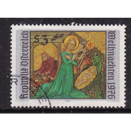Austria 1976 Birth of Christ von Friesach 3s Fine Used SG 1772 VGC
