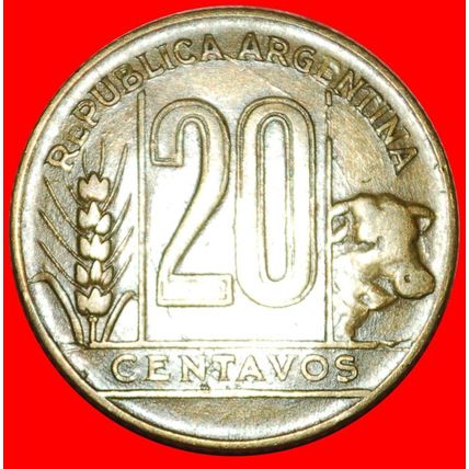 COW (1942-1950): ARGENTINA ★ 20 CENTAVOS 1950! ★LOW START★NO RESERVE