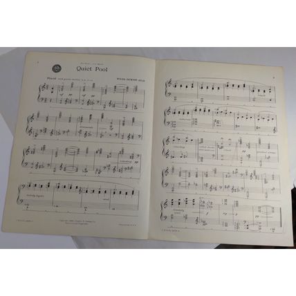 Quiet Pool by Wilda Jackson Auld - Piano Solo 1949 Clayton Summy Co. Sheet Music