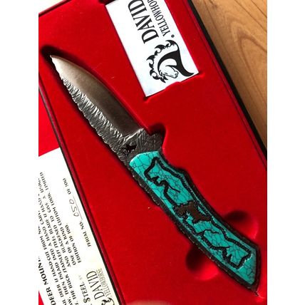 Native Steel By David Yellowhorse Deer Mountain Buck Knife #50 of 100 Limited
