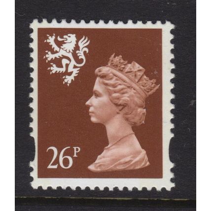 S85 26p Red-brown SCOTLAND - Unmounted Mint