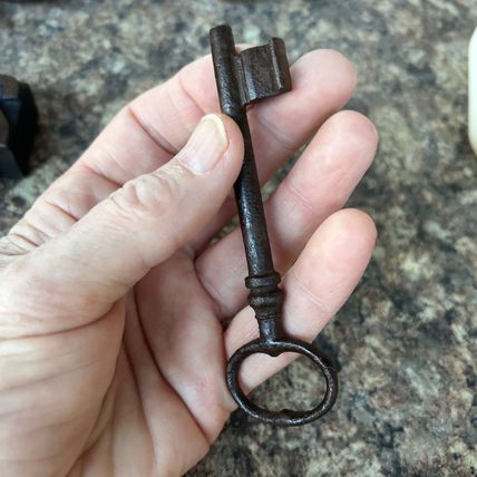 Vintage 4.25" KEY Decorative French late 19th Century GC Antique Display Item