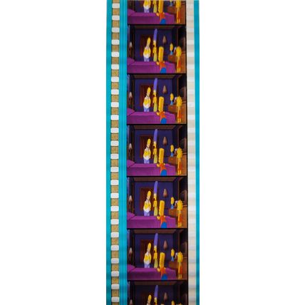 Simpsons Movie. Pk GEB - B030d . 1 STRIP OF 5 - 35MM FILM CELLS