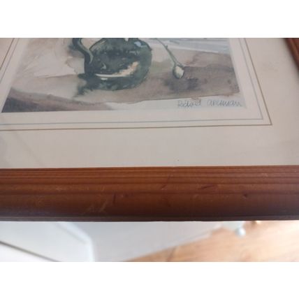Vintage Wild Flowers Art Print Picture Framed Small by Richard Akerman Poppies