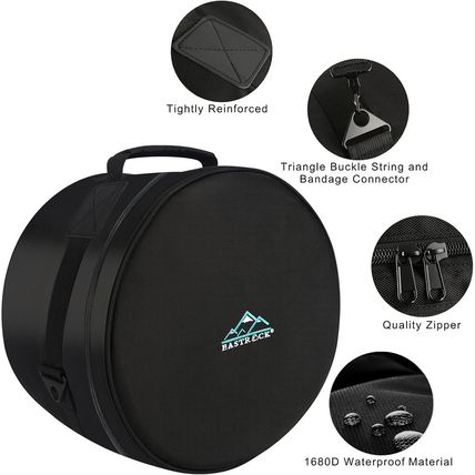 EASTROCK 12" X8" Tom Drum Bag, Tom Drum Cases 15 Mm Thick Padding for Your Drum