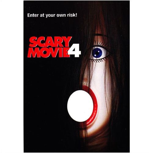 Colour Postcard - Scary Movie 4 Cinema Card with hole!