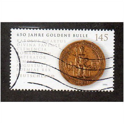 GER 2006 €1.45 'CHARLES IV ' GOLDEN BULL' FINE USED (EBID30-469)