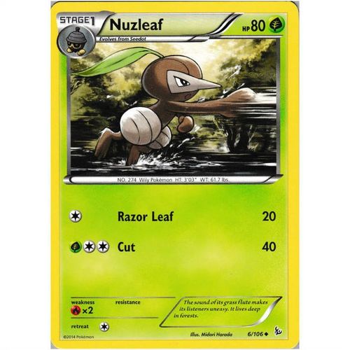 Pokemon XY Flashfire - #6/106 - Nuzleaf