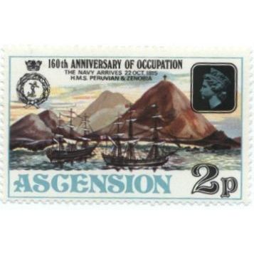 Ascension 1975 Occupation 2p Royal Navy Unmounted Mint NHM SG 195 Sc 192 stamp