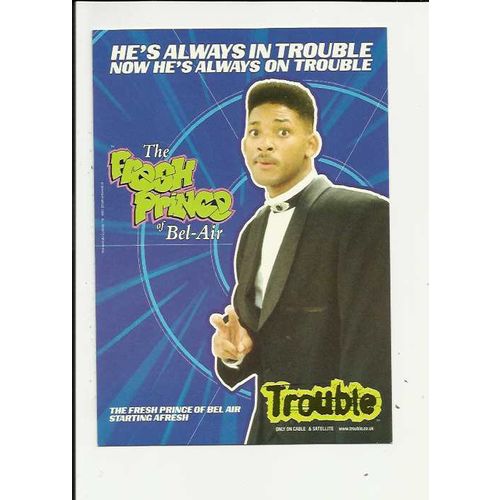 THE FRESH PRINCE OF BEL-AIR Poster Art Postcard by Boomerang
