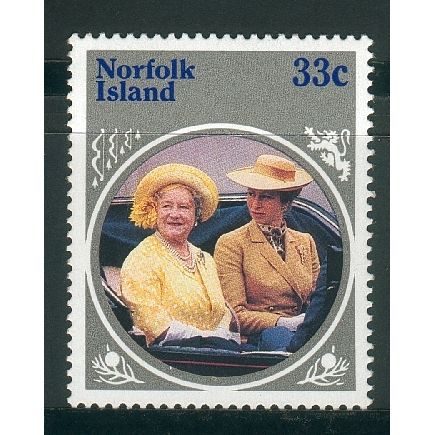Norfolk Island stamps 1985 - SG 365 - Life & Times of Queen Mother