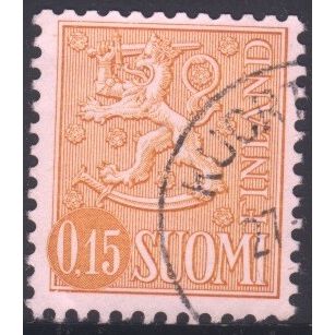 Finland 1963 - 15p yellowish brown - Rampant Lion - used