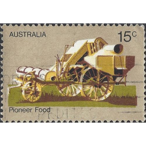 AUSTRALIA, ROAD, Pioneer Agricultural Vehicle, light brown 1972, 15c