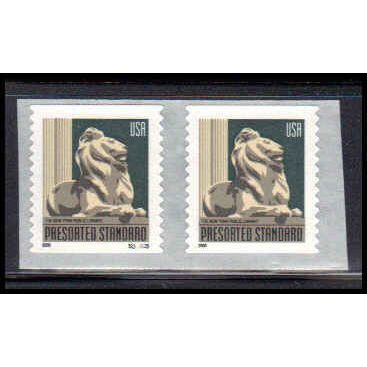 3447 10c Lion Statue Very Fine MNH CNP Left S33333 PA2138