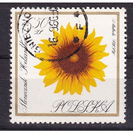 POLAND 1966 FLOWERS 6.50Z USED SG1682