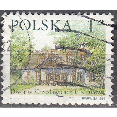 Polska 1999 Michel 3773 O Cote (2008) 0.50 Euro Maison à Krzeslawicach