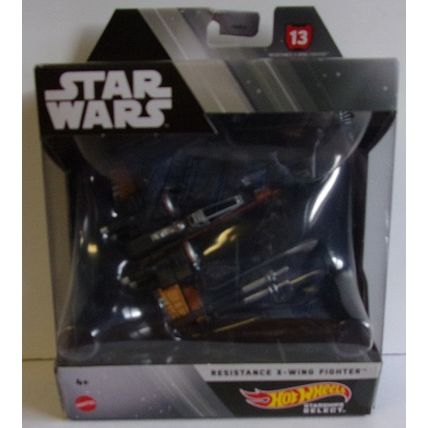 HOT WHEELS STAR WARS ' Starship Select ' RESISTANCE X-WING FIGHTER (2022)