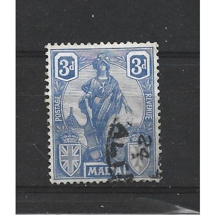 Malta.SG130 3d Cobalt.Colour Unchecked.Fine Used.Apr25b