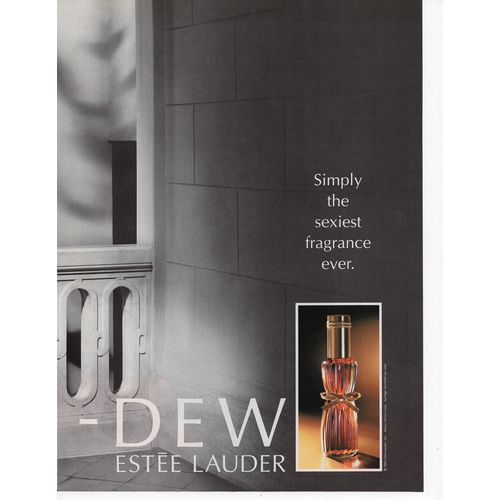 Estee Lauder Youth Dew perfume vintage Full Page Print Ad October 1993