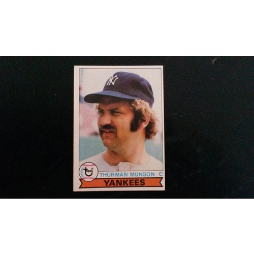 1979 Topps Card # 310 Thurman Munson Very Good-Excellent (4) New York Yankees