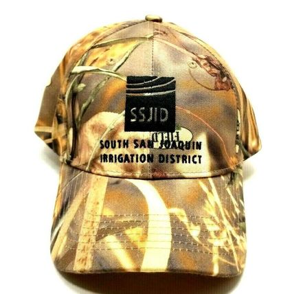 Field Camo South San Joaquin Irrigation District Baseball Cap Hat (J2
