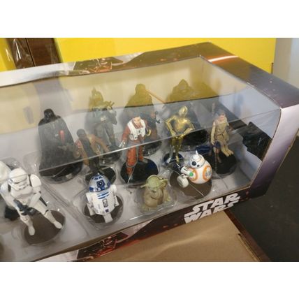 Disney Store Star Wars MEGA FIGURE SET 20 PCS-NEW- Box Shipping w/Tracking