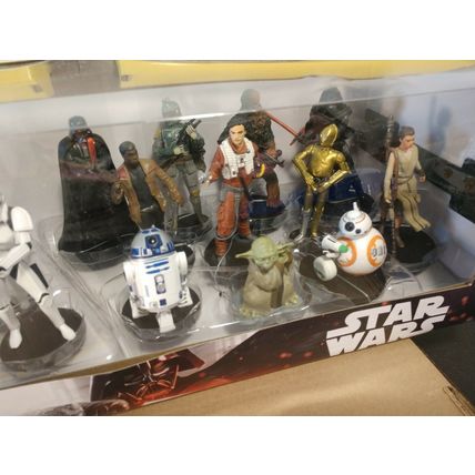 Disney Store Star Wars MEGA FIGURE SET 20 PCS-NEW- Box Shipping w/Tracking