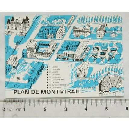 Card - Plan de Montmirail