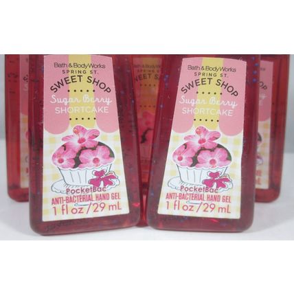 5 Bath & Body Works PocketBac Hand Sanitizer Sugar Berry Shortcake