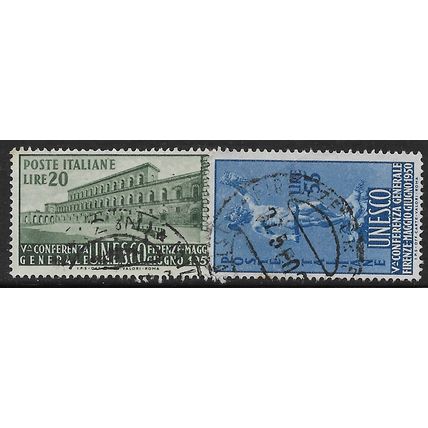1950 Michel 791/792 - fine used (o)