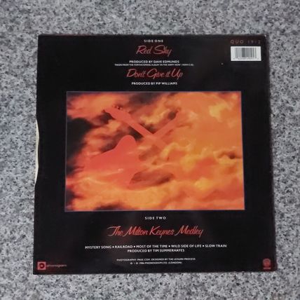 Status Quo – Red Sky (QUO1912) 1986 (12" Single)