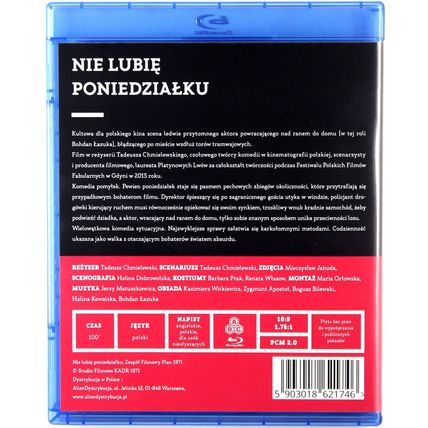 Nie lubie poniedzialku (Blu-ray) 1971 Tadeusz Chmielewski POLSKI POLISH