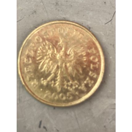 Umlaufmünze Polen 5 Groszy 2005