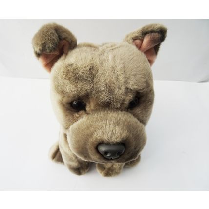 Blue Staffordshire Bull Terrier cute and cuddly Cuddly 12" toy dog