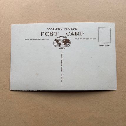 Vintage Valentines Postcard Loch Ness Fort Augustus 223878JV Unused Real photo