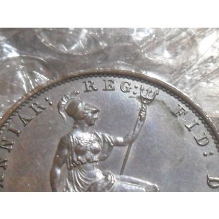 1854 Victoria half-penny.