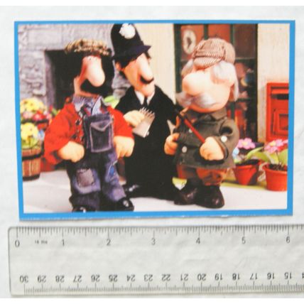 postcard Postman Pat - Ted Glen, PC Selby and Major Forbes...