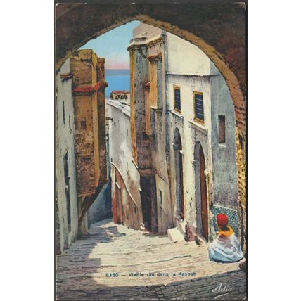Vieille Rue dans la Kasbah, Algerie, c.1930 - ADIA CPSM